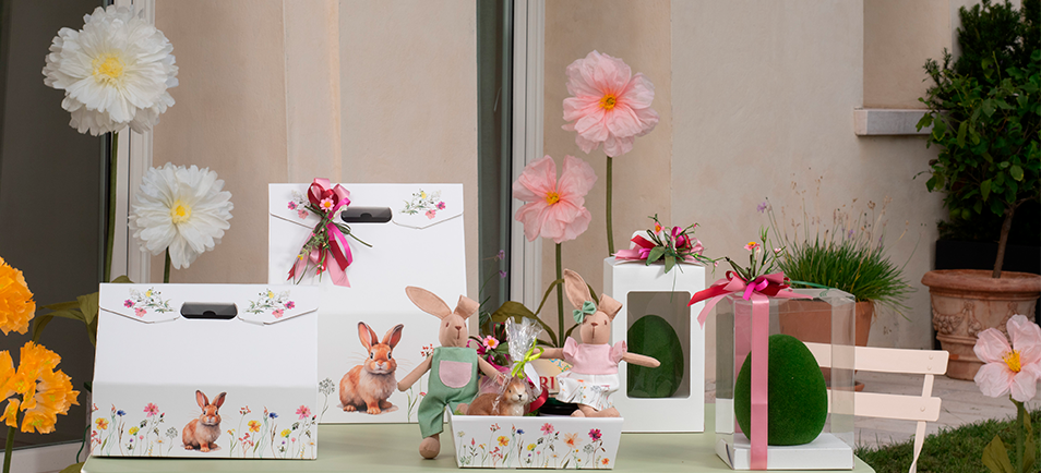 Easter treat boxes - Spring Flowers